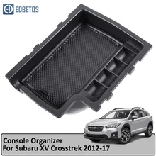 Для Subaru Xv Crosstrek подлокотник коробка для хранения 2012- центральная консоль органайзер для хранения Tidying чашка для монет держатель