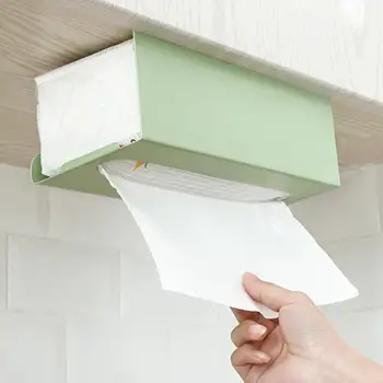 

Under Creative Metal Tissue Box Kitchen Home Decor Napkin Holder Box Art Holder Paper Hanging Dispenser Paper Towels LZM075