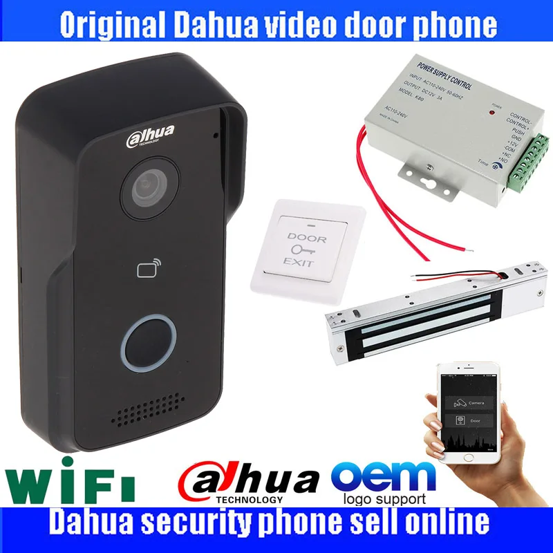 DC12V 125KHz Door Entry Access Control System with DAHUA VTO2111D WP