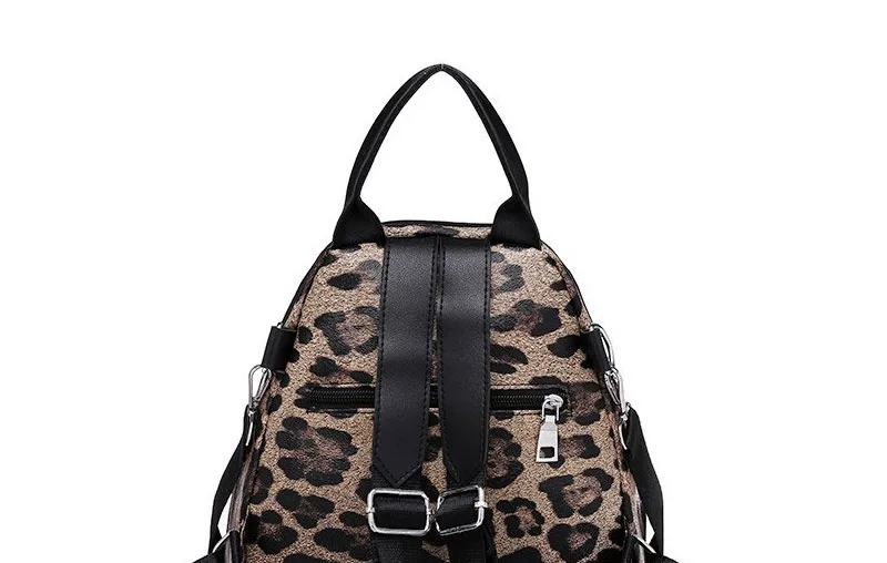 women backpack leopard mini backpack_21