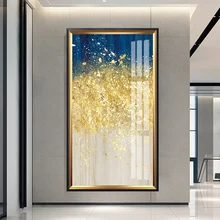 EECAMAIL Фортуна дерево крыльцо алмазная живопись современный минималистский абстрактный дверь коридор Алмазная вышивка Вертикальная гостиная