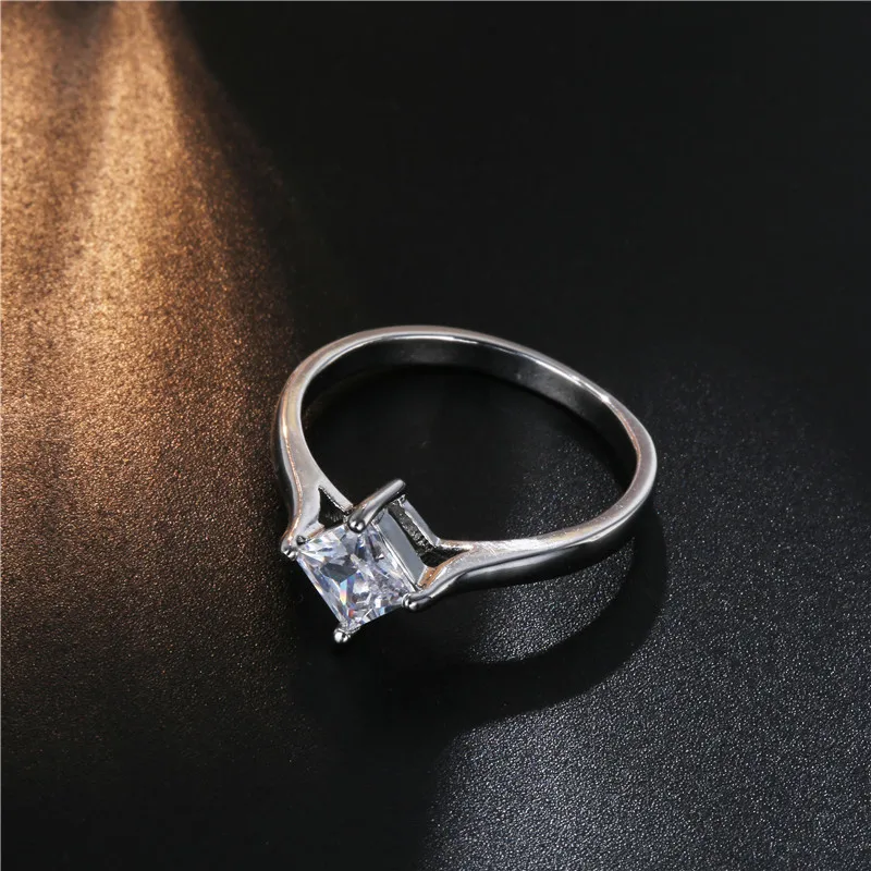 FYM модные высококачественные кольца серебряного цвета для пары женщин и мужчин - Фото №1