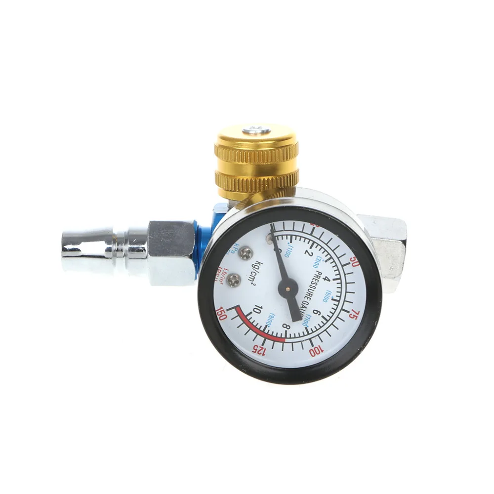 

Mini lightweight BSP HVLP Spray Gun Air Regulator Tool Pressure Gauge Diaphragm Control for Sprayguns And Air Tools