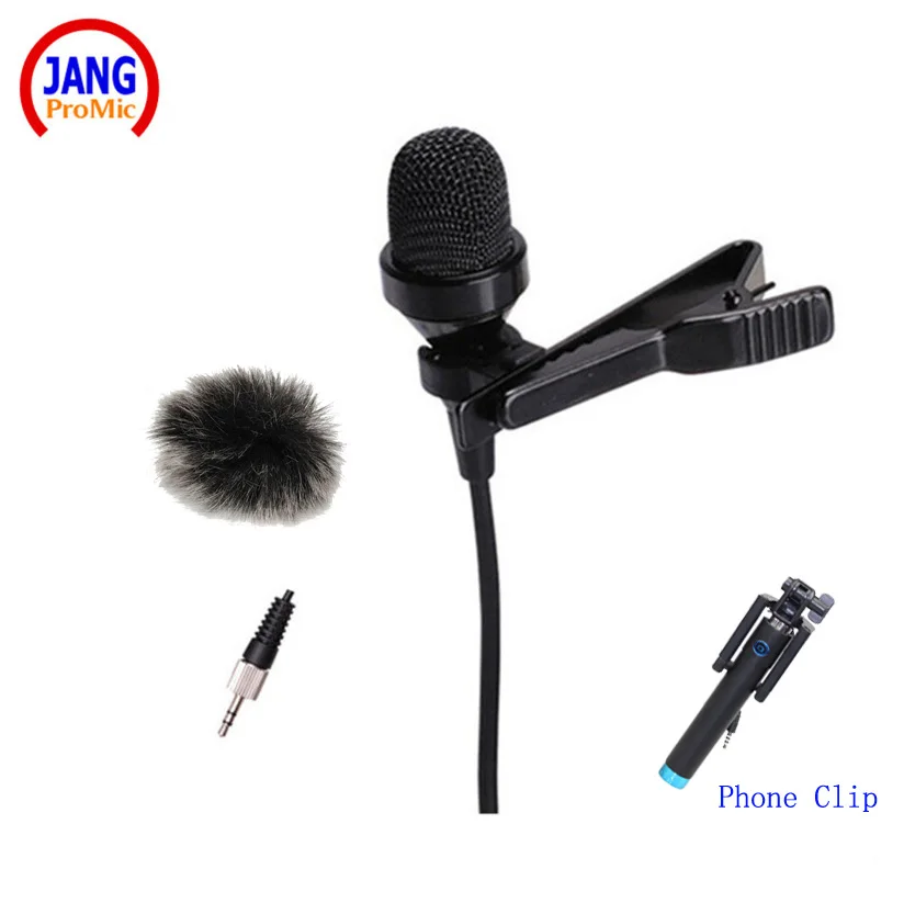 Top Condenser Microphone Lapel Microfone for Sennheiser Wireless