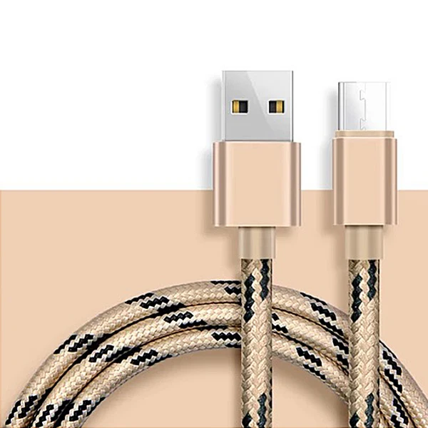 NOHON кабель для зарядки и синхронизации Micro USB для Xiaomi Redmi 4X 4A для samsung Galaxy S7 S6 для huawei зарядный шнур для быстрой зарядки - Цвет: Золотой