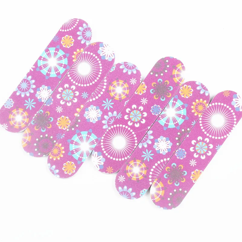 10 шт. профессиональная пилка для ногтей Lime A Ongle Professional Nagel Vijl Flower Limas Para Manicura, лак для ногтей