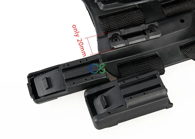 PPT тактическая кобура для Glock 17 с ножной платформой с подсумок правой и левой рукой кобура BK DE для охоты gs7-0089