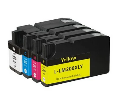 

4PK  Ink Cartridge for Lexmark 200 200XL Ink Cartridge for Lexmark PRO4000C PRO4000 PRO5500 PRO5500T
