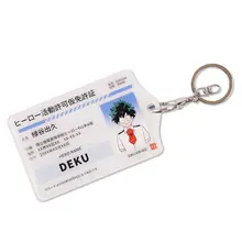 Мой герой Academia Midoriya. Izuku Bakugou Katsuki акриловые ID карты держатель брелок сумка кулон Косплей Реквизит подарки