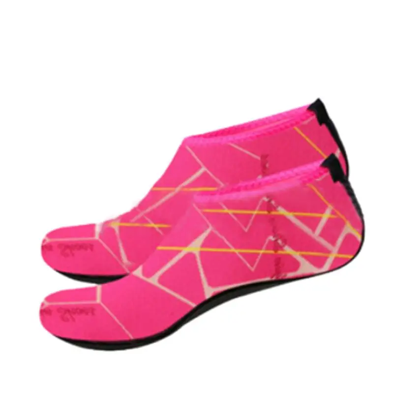 Розовый Осень Для мужчин Для женщин на открытом воздухе обувь для водных видов спорта дайвинга Плавание носки Йога носки мягкие пляжные туфли повседневные Сапоги на резиновой подошве» JLY0826