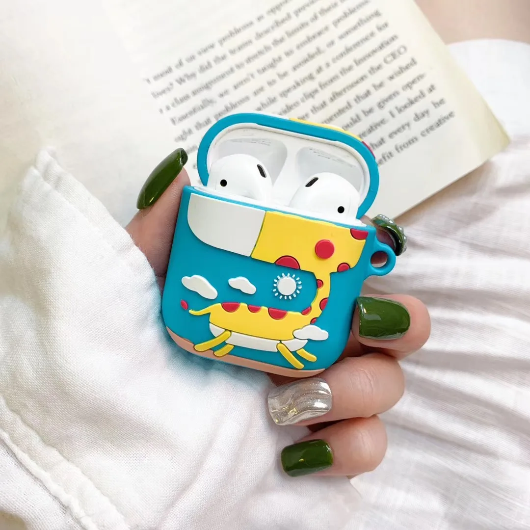 For AirPods Apple Case Cute Cartoon Earphone Case Cover Soft Silicone Protective Skin Bag for Airpods Wireless Earphone Case For AirPods Apple Case Cute Cartoon Earphone Case Cover Soft Silicone Protective Skin Bag for Airpods Wireless Earphone Case