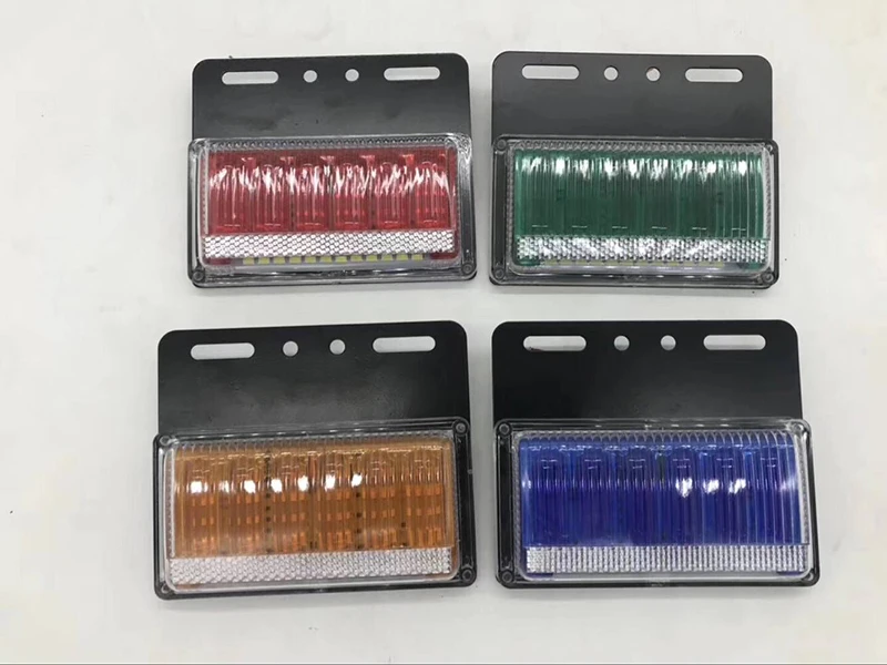

10Pcs 24V Truck Trailer Lorry Side Marker Lights Clearance Lamp Waterproof Side Lamp