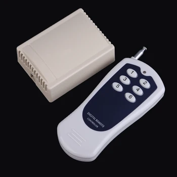 

DC12V 6 CH Buttons 315MHZ/433MHZ Wireless RF Remote Control Switch Transmitter Remote Control Receiver