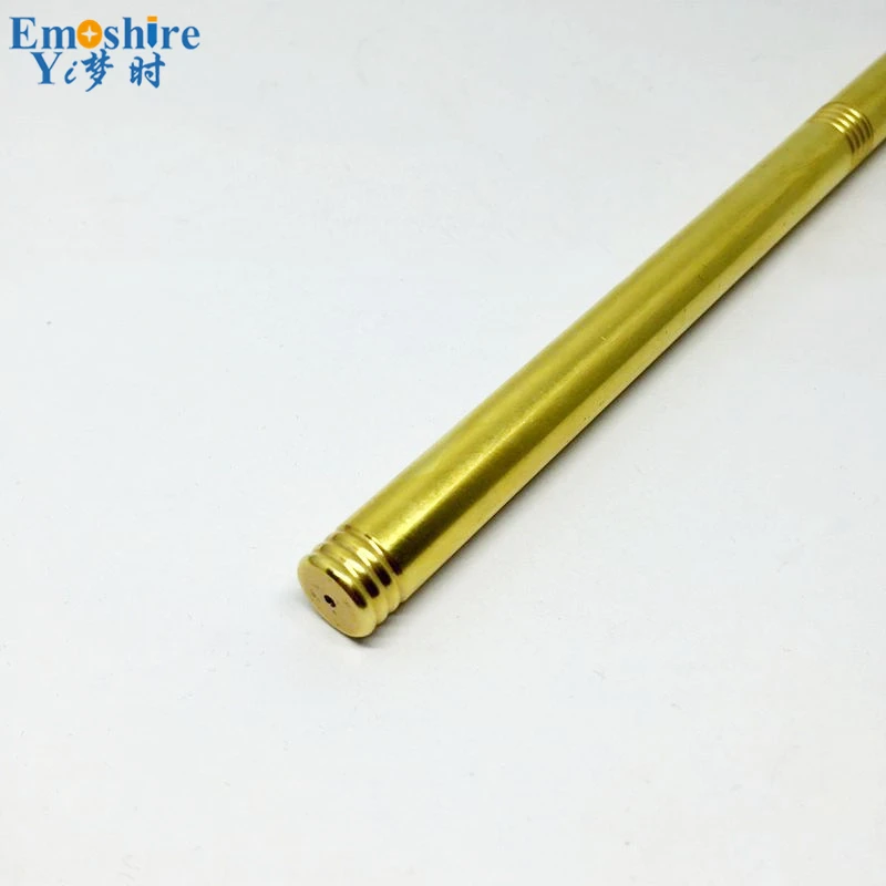 Emoshire The latest bright brass pen High quality pure copper pen Handmade metal Gel pen Brass gold hoop bar pen (11)