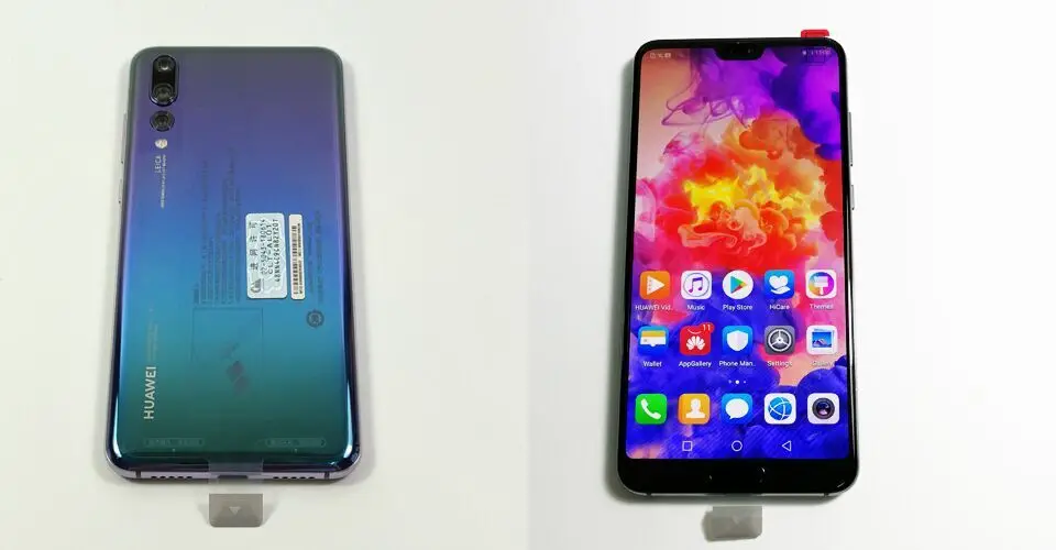 В наличии huawei P20 Pro 6 ГБ 128 ГБ полный LTE Band смартфон 40MP тройной камеры заднего 6,1 "полный вид Экран NFC Android 8,1