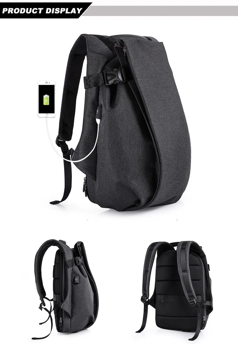 Бренд Tangcool, повседневный рюкзак для путешествий, большая емкость для 15,6 '17. 3'ноутбука, Мужская водонепроницаемая новая школьная сумка, зарядка через usb, Подростковый рюкзак