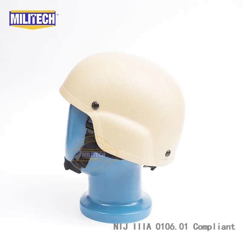 Пуленепробиваемый шлем MILITECH DE NIJ IIIA 3A MICH арамидный ACH пуленепробиваемый Mitch 2000 с