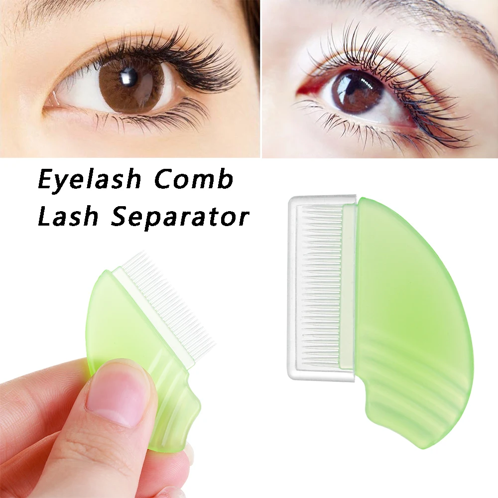 

1pc Hot Sale Eyelash Comb Eyelash Lift Curl Eye Makeup Comb Women's Fashion False Lashes Extension Eyelash Makeup Plastic Brush