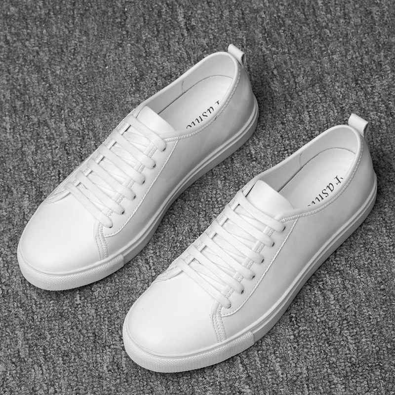 

Size 37~46 men's sneaker Full Grain Leather Fashion Comfortable men's genuine leather shoes#AB744