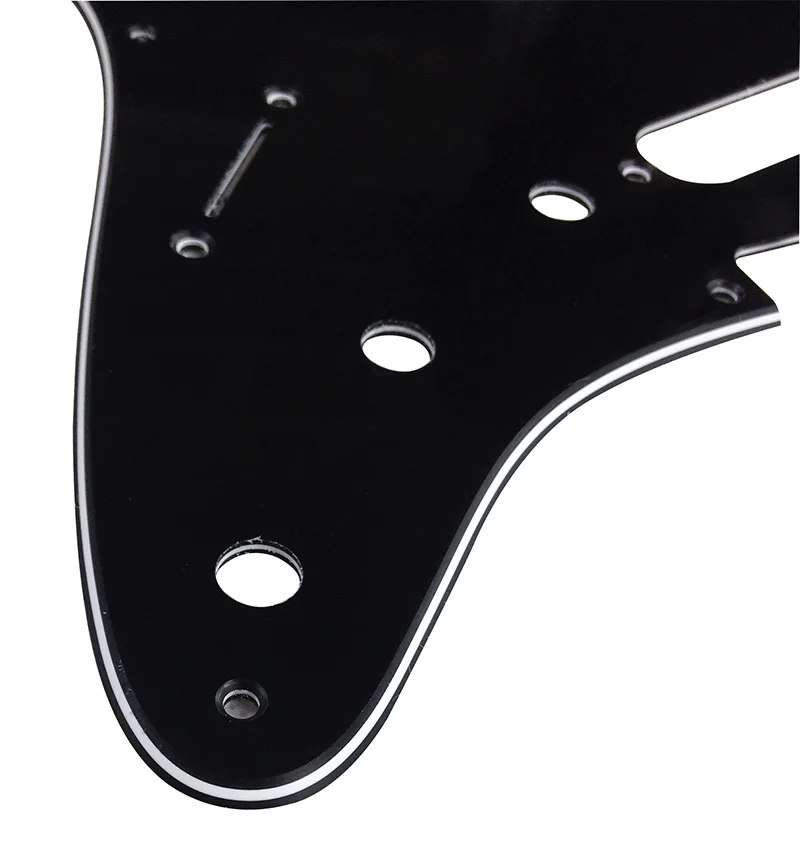 Pleroo Parts-For Left Hand 57'8 Screw Holes Standard St SSS Guitar Pickguard Scratch Plate Multi Color Choice