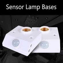 E27 движения зондирования переключатель инфракрасный движения Сенсор Автоматическая свет лампы держатель переключатель AC85-265V