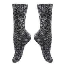 5 цветов, Осень-зима, женские мягкие зимние вязаные шерстяные носки, винтажные женские теплые плотные носки, Базовые носки, женские спортивные носки