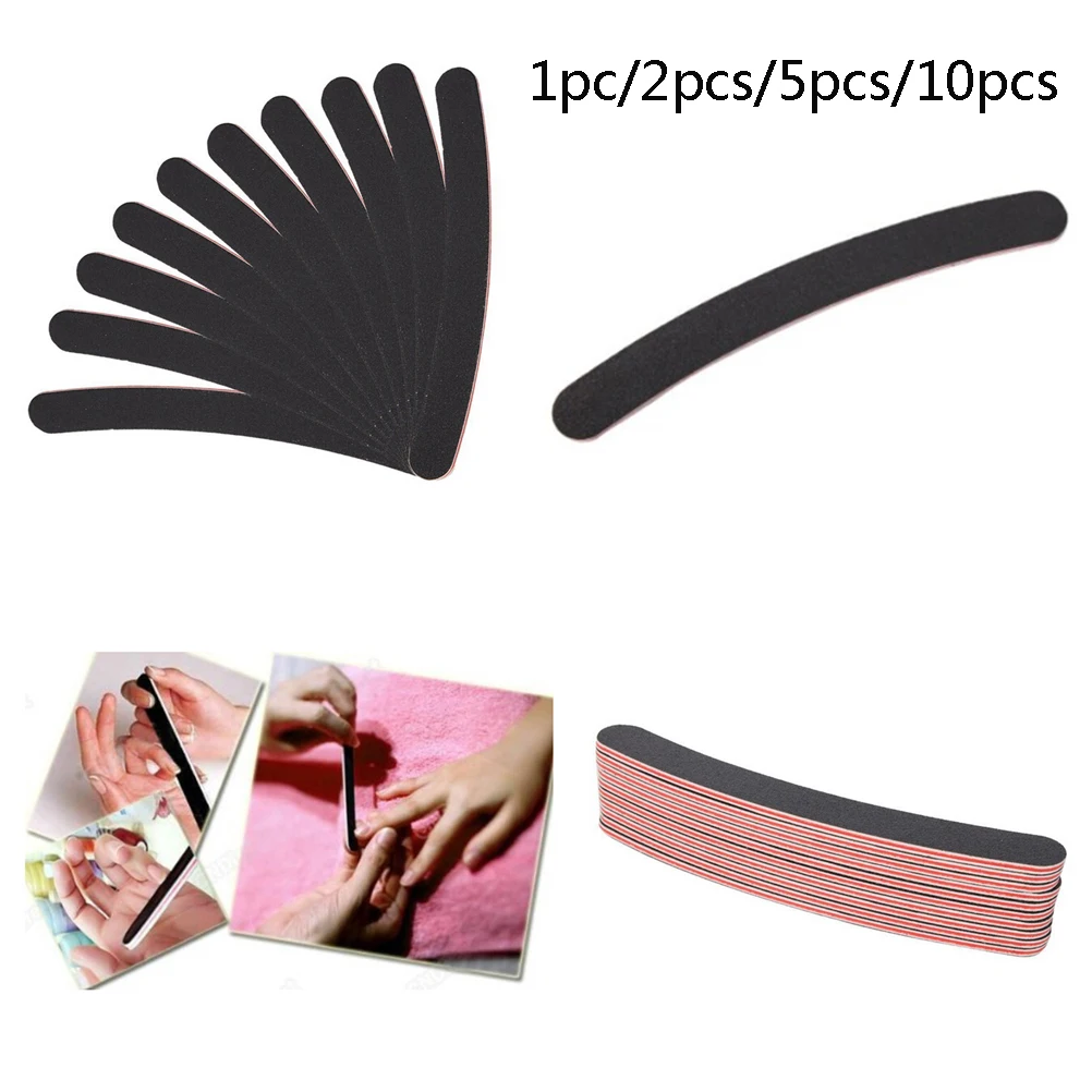 

Sandpaper Nail File Lime 100/180 Double Side Sanding Buffer Block Set Nail Files For UV Gel Polish Manicure Tool