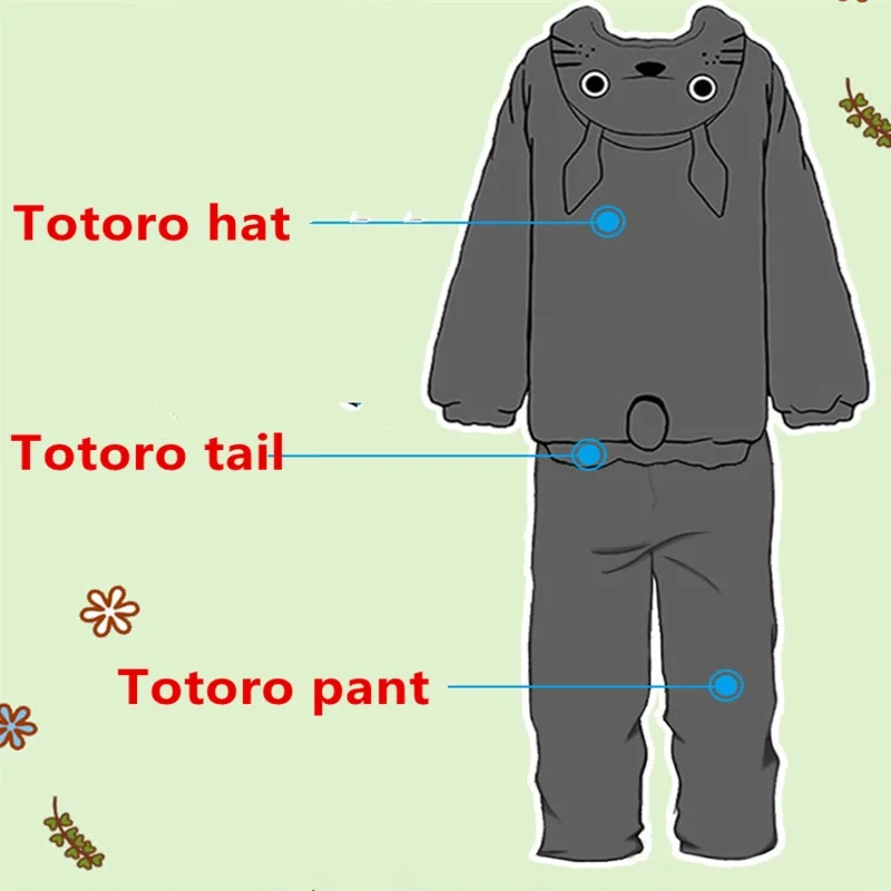 Аниме куртка с изображением Тоторо осень зима для мужчин и женщин двойной фланелевый теплый плюшевый пальто с капюшоном Пара Косплей флисовая верхняя одежда с ушками S-6XL