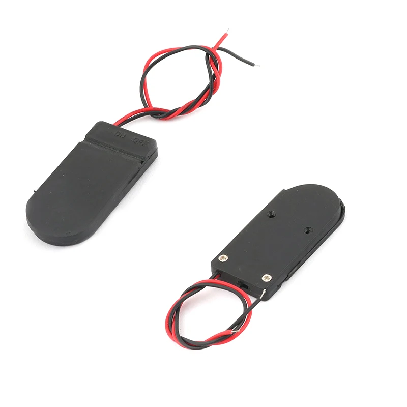 

CR2032 3V Button Coin Cell Battery Holder Case Box With On-Off Switch Top