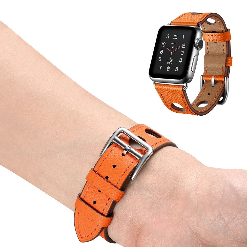 Ремешок из натуральной кожи для Apple Watch Series 3 2 1|Ремешки часов| |