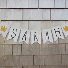 Пользовательское имя где Дикие Вещи первый день рождения мешковины баннеры нулевой День Рождения вечерние тканевые гирлянды фото реквизит