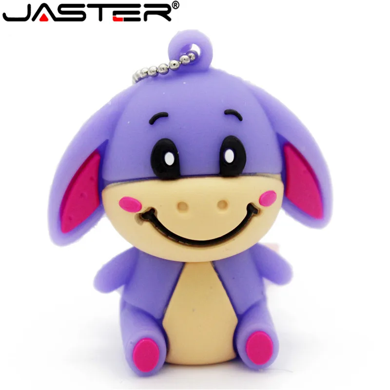 JASTER winnie bear pen drive Tigger Donkey usb флеш-накопитель с животными 8 ГБ 16 ГБ 32 ГБ 64 Гб мультяшная карта памяти