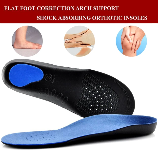 Hiking Walking Orthopedic Insoles Flat Foot Orthotic Man Women Shoes