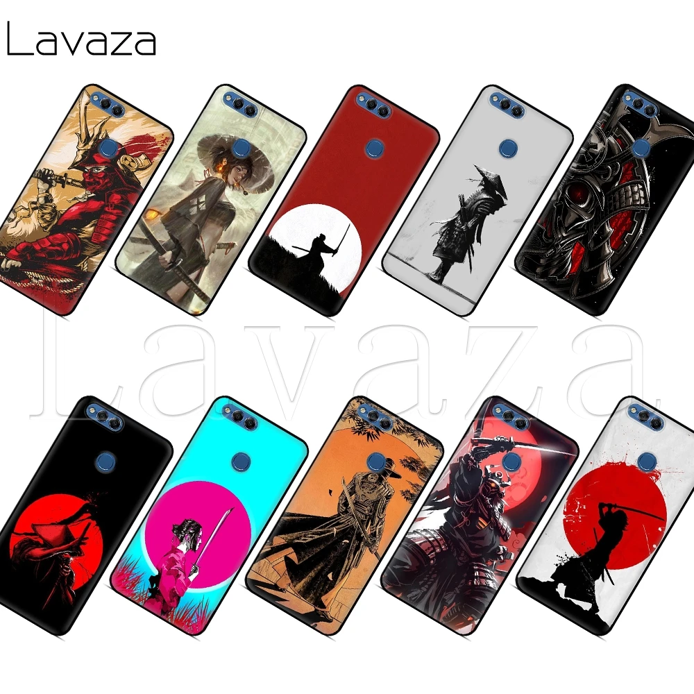 Чехол Lavaza с японским Самураем для Honor Mate 10 20S 6A 7A 7C 7X 8A 8C 8X 9 P9 Lite Pro Y6 Y7 Y9 Prime |