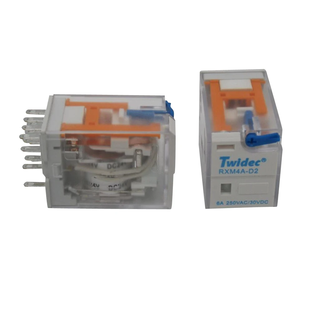 

High-quality electromagnetic relay 24V DC Coil 4PDT Power Relay MY4NJ HH54P-L 14 Pin w micro mini relay