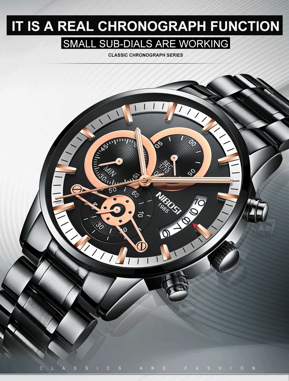 Luxury Watches Men High Quality Watches Men Luxury Brand Wristwatches Fashionable Erkek Kol Saati Metal Stainless steel Saat Man (1)