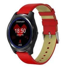 Новые водонепроницаемые Bluetooth умные часы с сенсорным экраном сердечный ритм шагомер информация музыка Эндрюс IOS hands-free smartwatch