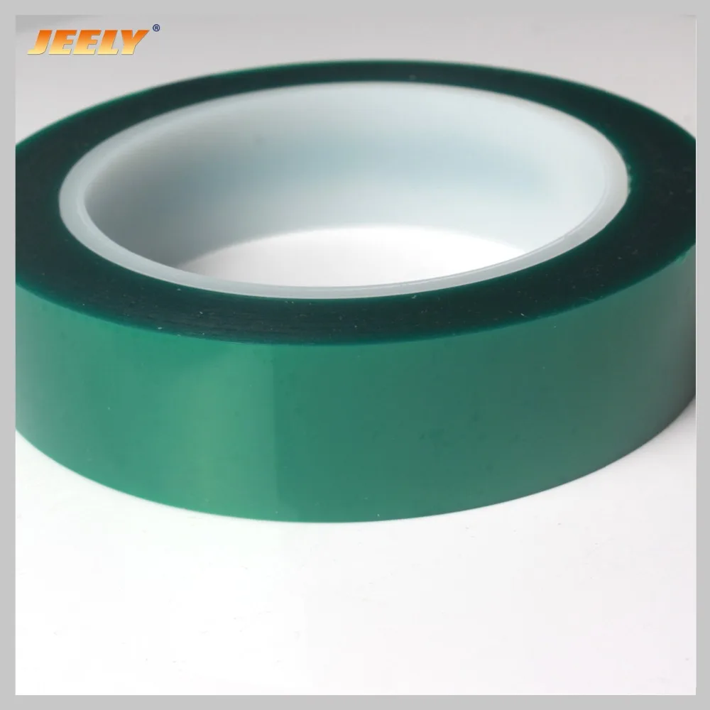 Композитный материал процесс высокая термостойкость чувствительная к давлению клейкая лента зеленый цвет 20 мм/40 мм/60 мм ширина