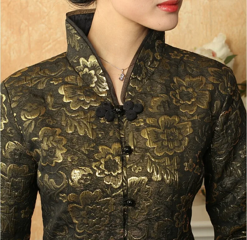Винтажный стиль стиль Женская куртка Пальто Верхняя одежда Китайская традиционная вышивка размер: M, L, XL, XXL, XXXL MN029