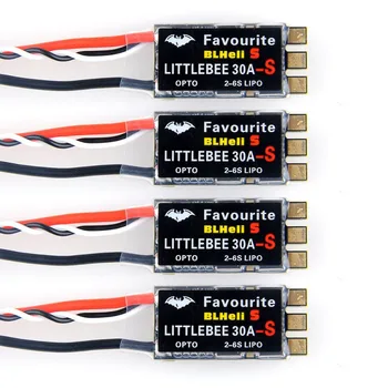 

Xiangtat 4pcs FVT LittleBee BLHeli_S 30A ESC OPTO Electronic Speed Controller 2-6S Brushless for FPV Multicopter Quadcopter