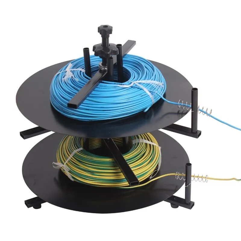 1-to-4-layer-rotary-wires-feeder-tools-cable-coil-feeding-machine-for-wire-stripping-winding-machine