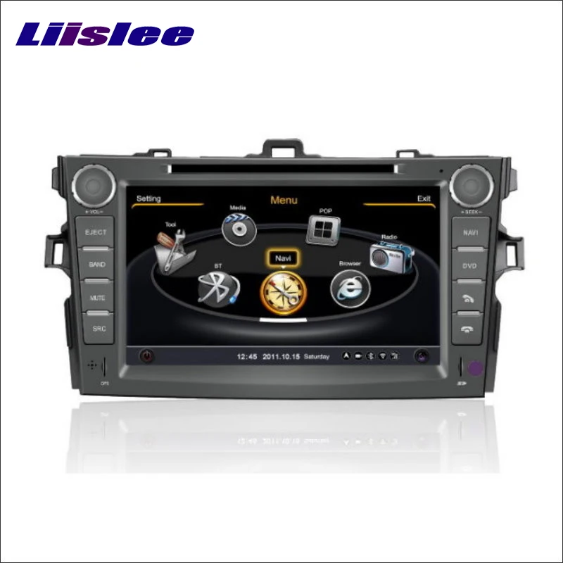 Liislee для Toyota Corolla E140 E150 2007~ 2012 автомобильный dvd-плеер gps Navi Навигация стерео радио iPod HD экран мультимедийная система