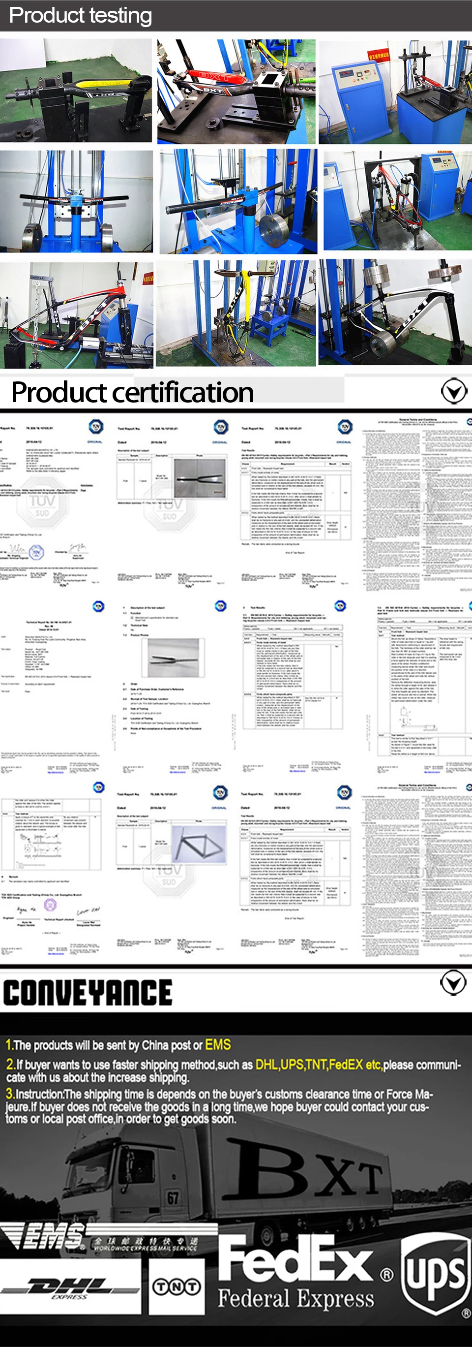 Best Full Carbon BOOST Frame 29er Bicycle Mountain Frameset 148*12 Boost Bike Frame matt/glossy BSA Frame 26