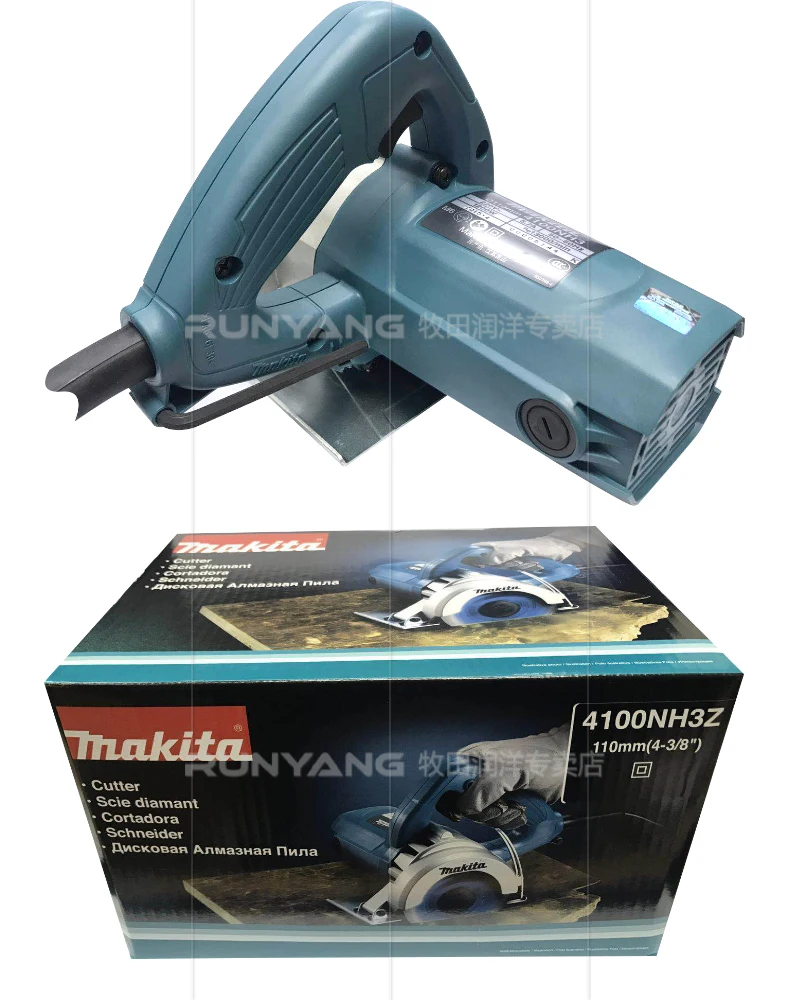 Makita станок для резки камня 4100NH3Z мощная Бытовая Керамическая плитка и дерево многофункциональная мраморная долбежная Механическая пила