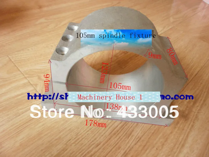 

Free Shipping spindle bracket 105 mm Spindle motor fixture Spindle Chuck for CNC Router Spindle Bracket