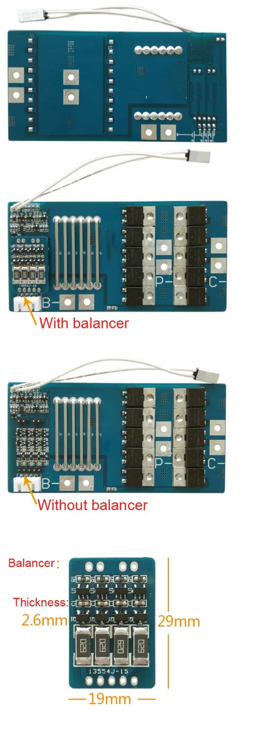Печатная плата для защиты аккумулятора 50 А 12 8 в LiFePO4 BMS/PCM/PCB 4 упаковки батарейка