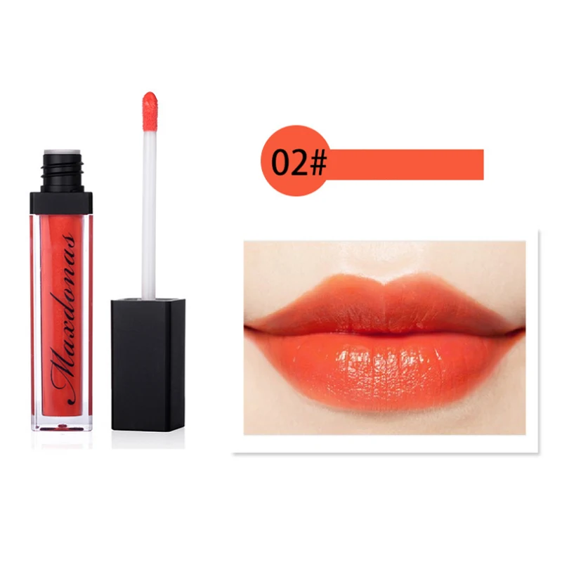 1 Pcs Liquid Lipstick Lip Glaze Moisturizing Long Lasting Fashion Cosmetic for Women YUF99