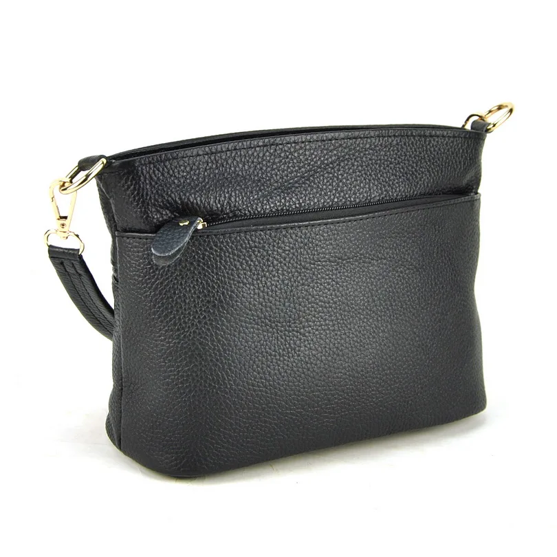 Женская маленькая сумка из натуральной кожи, сумка через плечо, Модная элегантная сумочка, женская сумка-хобо, сумка-мешок, повседневная сумка на молнии