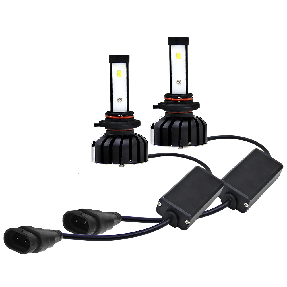 AutoSunny 2 Pairs LED Headlight 9005/HB3/H10 + 9006/HB4 Combination Kit
