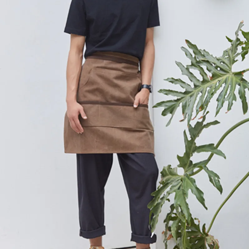 Washed Canvas Waist Apron E10-9